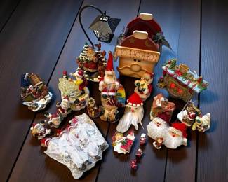 Santa Figurines  Christmas Collectibles