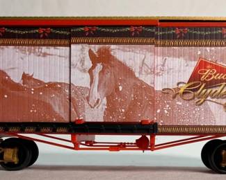 Hawthorne Village Budweiser Clydesdales Boxcar with COA  Box