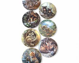 Woodland Animal Collector Plate Set