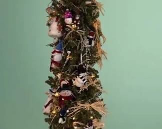 74Inch Snowman Themed Christmas Tree