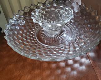 Fostoria serving dish