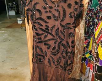 Roaring 20's style beaded dress