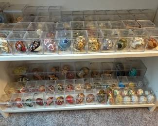 Ukrainian and Romanian painted decorative eggs