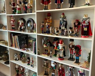 A standout collection of Nutcrackers and Nutcracker-themed collectibles.