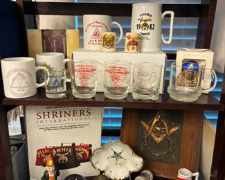 Shriners and Masonic regalia and ephemera