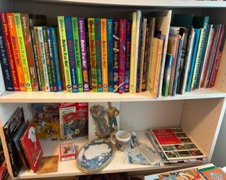 Large selection of children's books and toys