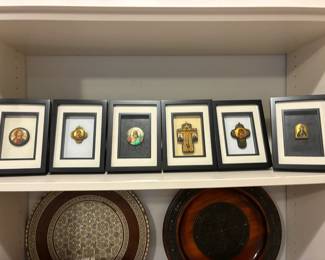 Framed lacquer icons