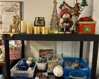 Beautiful selection of Christmas decor and ornaments