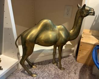Brass camel