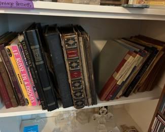 Vintage vinyl records and record albums