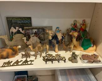 Large selection of camel collectibles