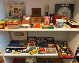 Vintage toys and diecast cars