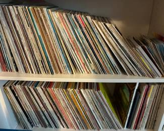 Large selection of LPs- Russian classical music, Russian music, Tchaikovsky's Peter and the Wolf (many versions), 60s and 70s artists, movie soundtracks, children's records, comedy records, belly dancing music, and more