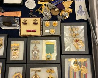 Shriners and Masonic regalia and ephemera-  *The medals have been sold