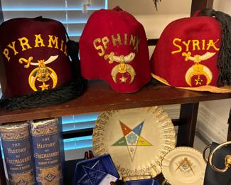 Shriners and Masonic regalia and ephemera