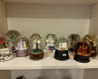 Selection of snowglobes