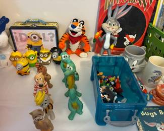 Minions, Tony the Tiger, and Bugs Bunny