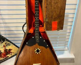 Balalaika with case