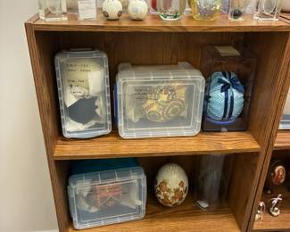 Eggs, some undecorated