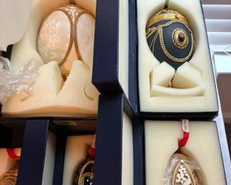 Faberge style eggs