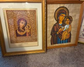Framed Orthodox artwork