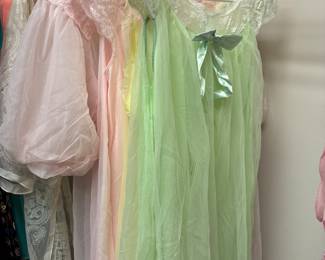 Vintage lingerie and nightgowns