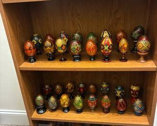 Painted decorative eggs