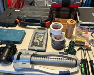 Misc garage items- tools, yard items