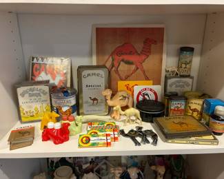 Large selection of camel collectibles