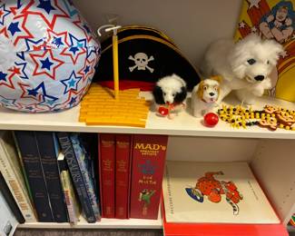 Mad Magazine volumes, Far Side volumes, animation book