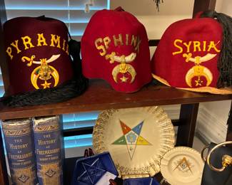 Shriners and Masonic regalia and ephemera