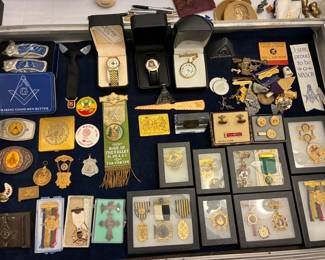 Shriners and Masonic regalia and ephemera  ***Most of the medals have been sold***