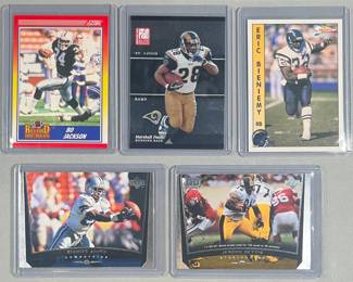 RB Greats. 90 Jackson 591, 03 Faulk 92, 92 Bieniemy 594, 98 Bettis 196, 98 Smith 60.