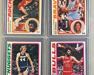 Moses Malone 38, Nate Archibald 26, Dan Issel 81, and Artis Gilmore 73. 1978 Topps