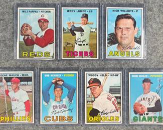 1967 Topps MLB 7 cards total.