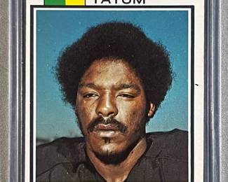 Jack Tatum 288 Rookie Card  1973 Topps.