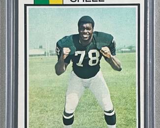 Art Shell 77 Rookie Card  1973 Topps.