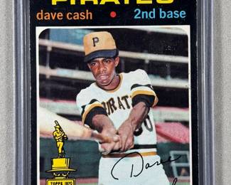 Dave Cash Rookie Gold Cup 1971 Topps 582.