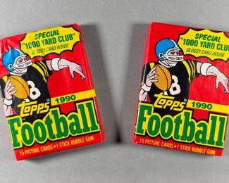 1990 Topps Football Wax Packs 2.