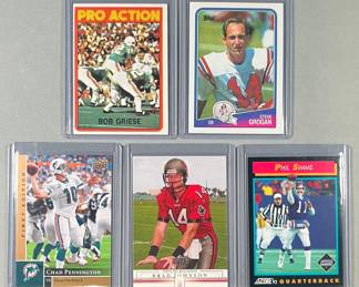 QB Lot. 72 Griese 132, 98 Grogan 176, 09 Pennington 81, 01 Johnson 164, 92 Simms 388.
