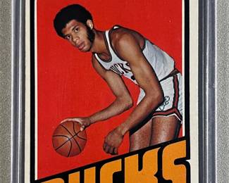 Kareem AbdulJabbar 1972 Topps.