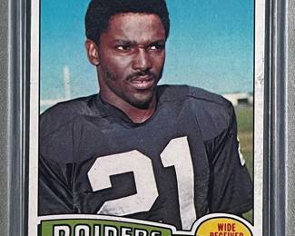 Cliff Branch 524 Rookie Card  1975 Topps.