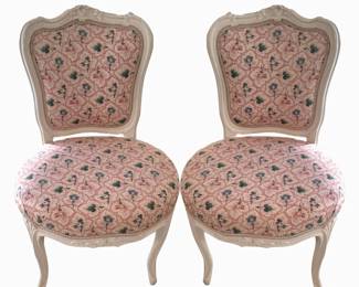 French Fauteuil Pair