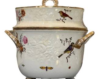 Antique Porcelain Ice Cream Cooler