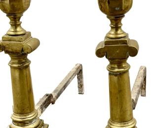 Antique andirons