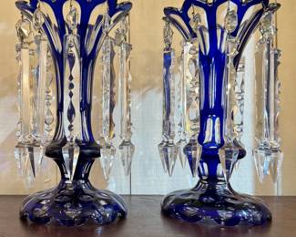 C. 1860 Mantle Lustres