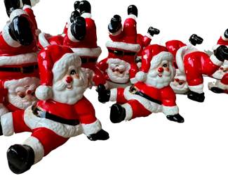 Fitz and Floyd Tumbling Santas