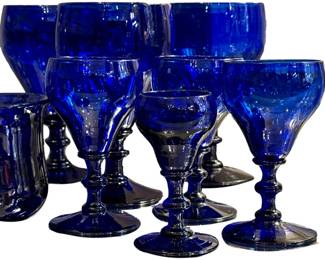Cobalt Glassware