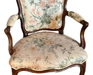 French Walnut Bergere