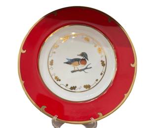 Lynn Chase Winter Birds Buffet Plates